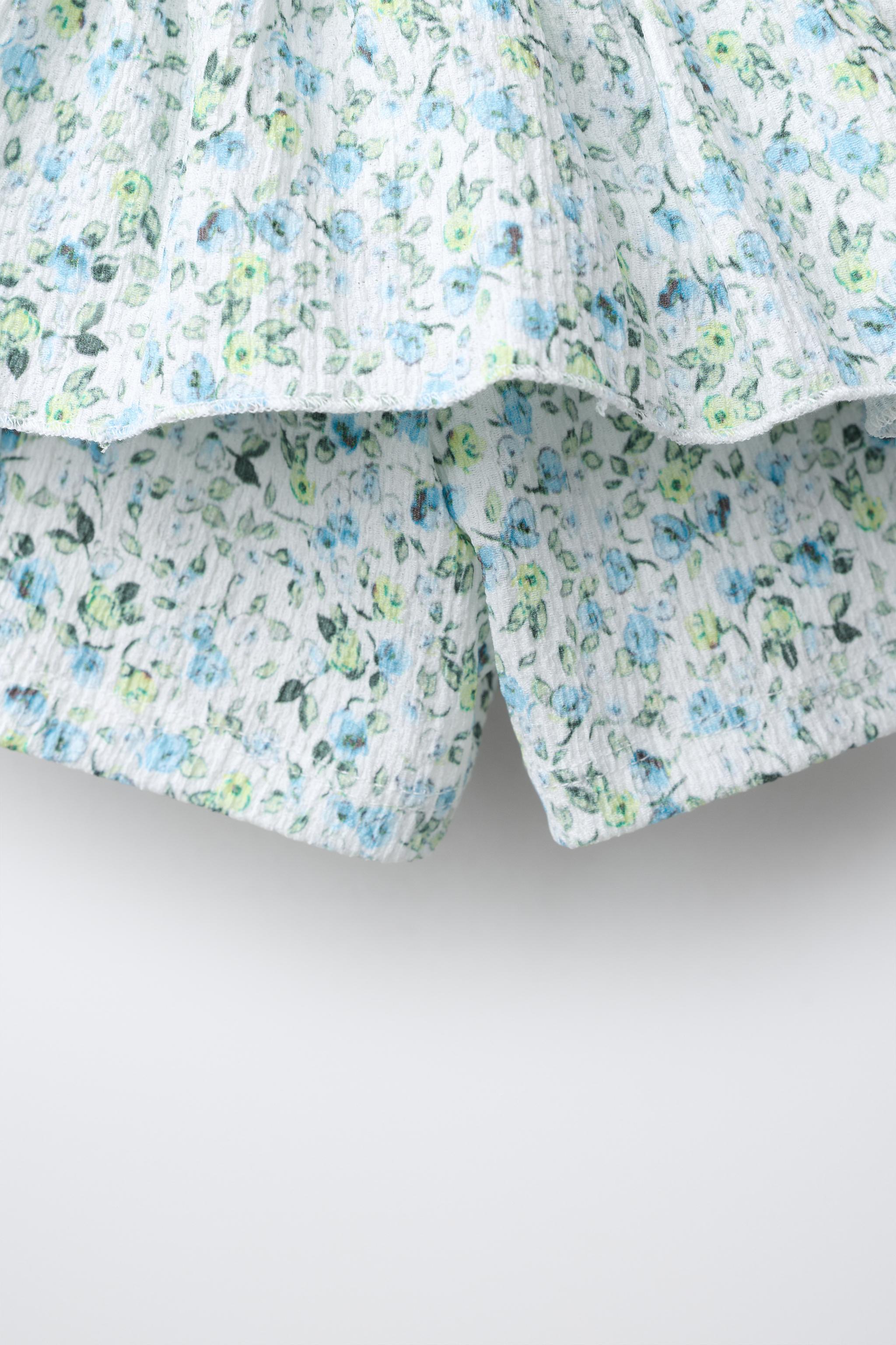 JUPE-SHORT À FLEURS
